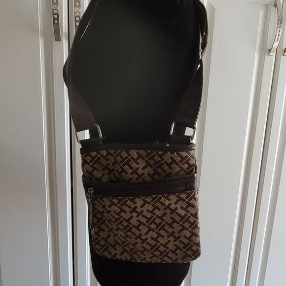 Tommy Hilfiger Purse 8x 8 Brown - Picture 9 of 11